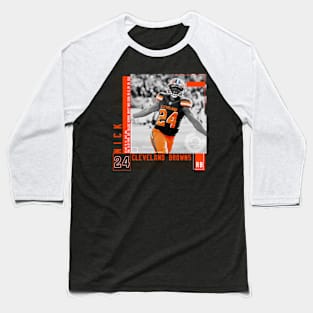 Nick Chubb Paper Baseball T-Shirt